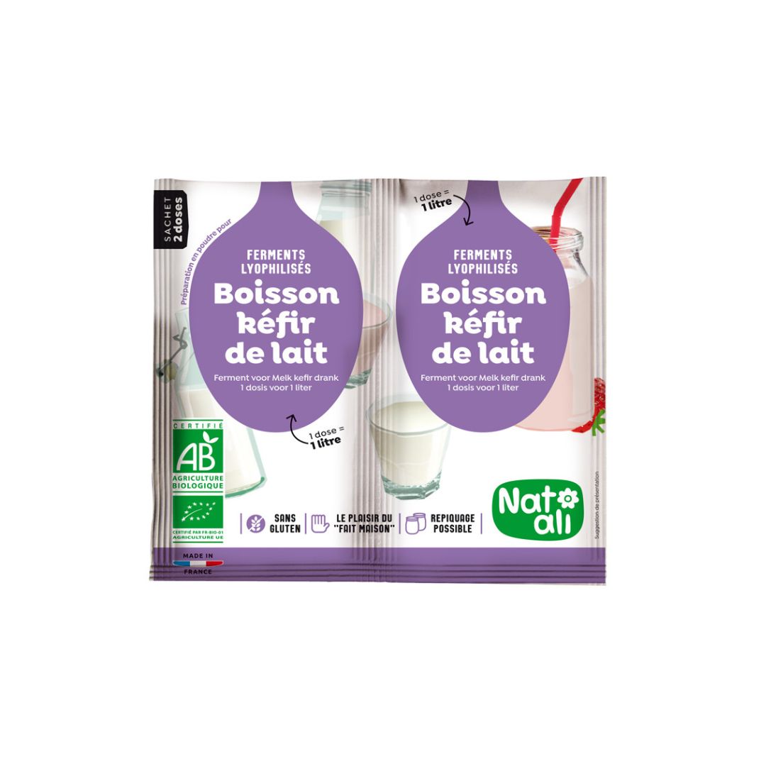 Ferment Pour Kéfir de Lait 12g - NATALI