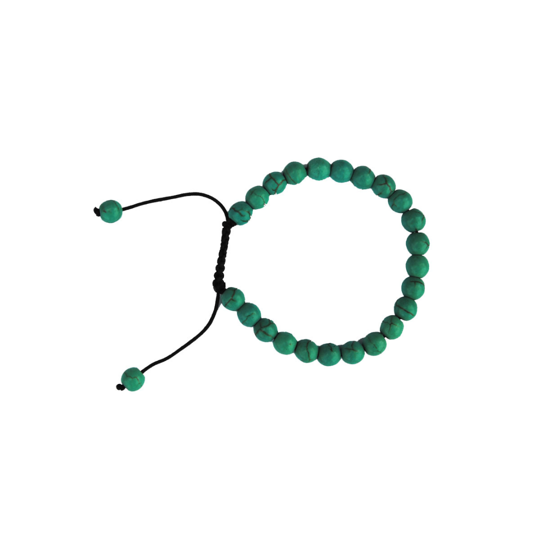 Bracelet Naga Howlite Verte