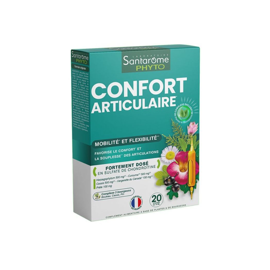 Confort Articulaire Bio 20 Ampoules - SANTAROME