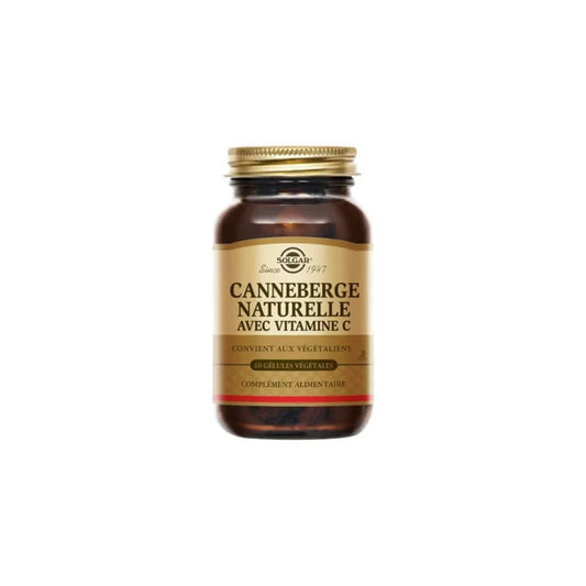 Canneberge + Vitamine C 60 Gélules - SOLGAR