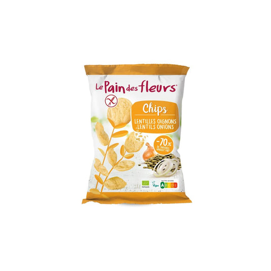 Chips de Lentilles Oignon 50g - LE PAIN DES FLEURS