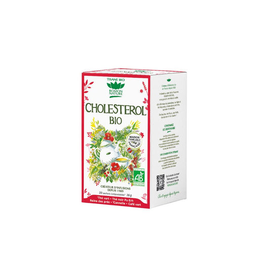 Tisane Cholestérol Bio 32g - ROMON NATURE