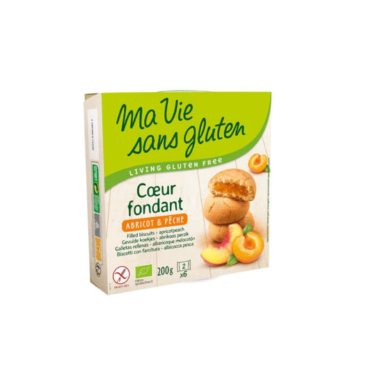 Coeur Fondant Abricot Pêche 200g - MA VIE SANS GLUTEN