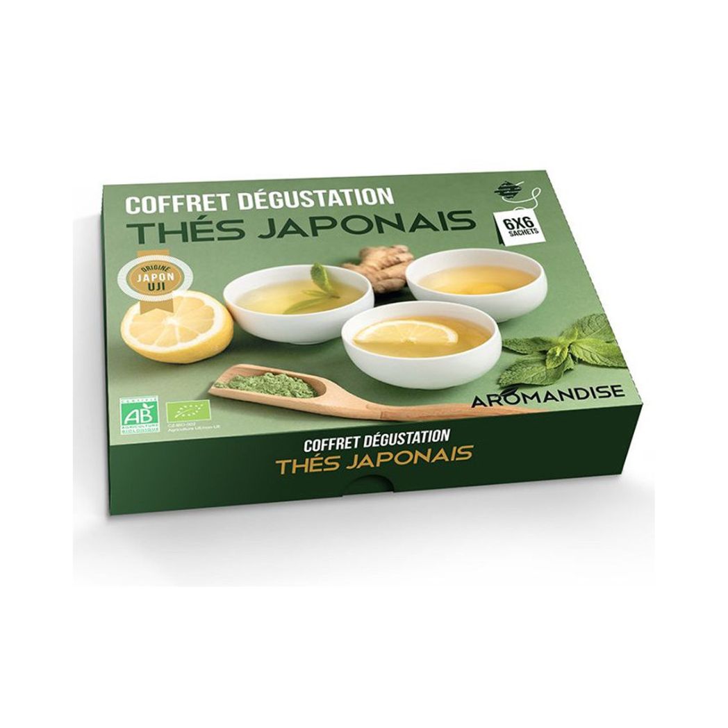 Coffret Thé Japonais 6*6 72g AROMANDISE