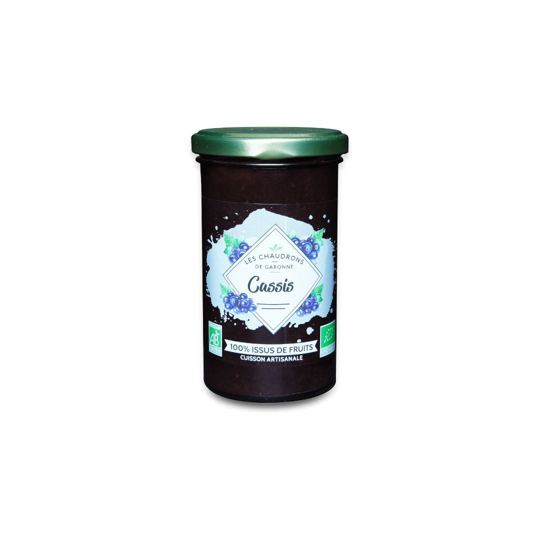 Confiture de Cassis Bio 275g - LES CHAUDRONS DE GARONNE