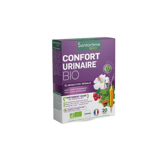 Confort Urinaire Bio 20 Ampoules - SANTAROME