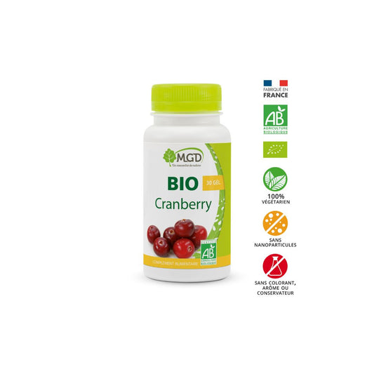 Canneberge Bio 30 Gélules 360mg - MGD