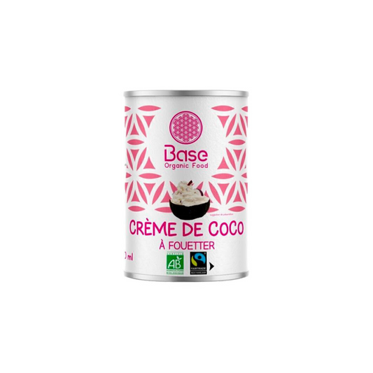 Crème de Coco à Fouetter 24% MG 400ml - BASE ORGANIC