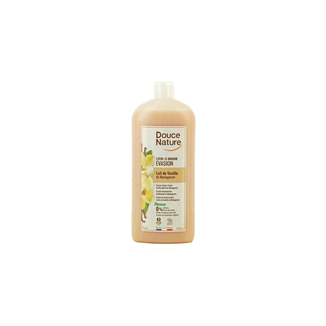 Crème Douche Lait de Vanille 1L - DOUCE NATURE