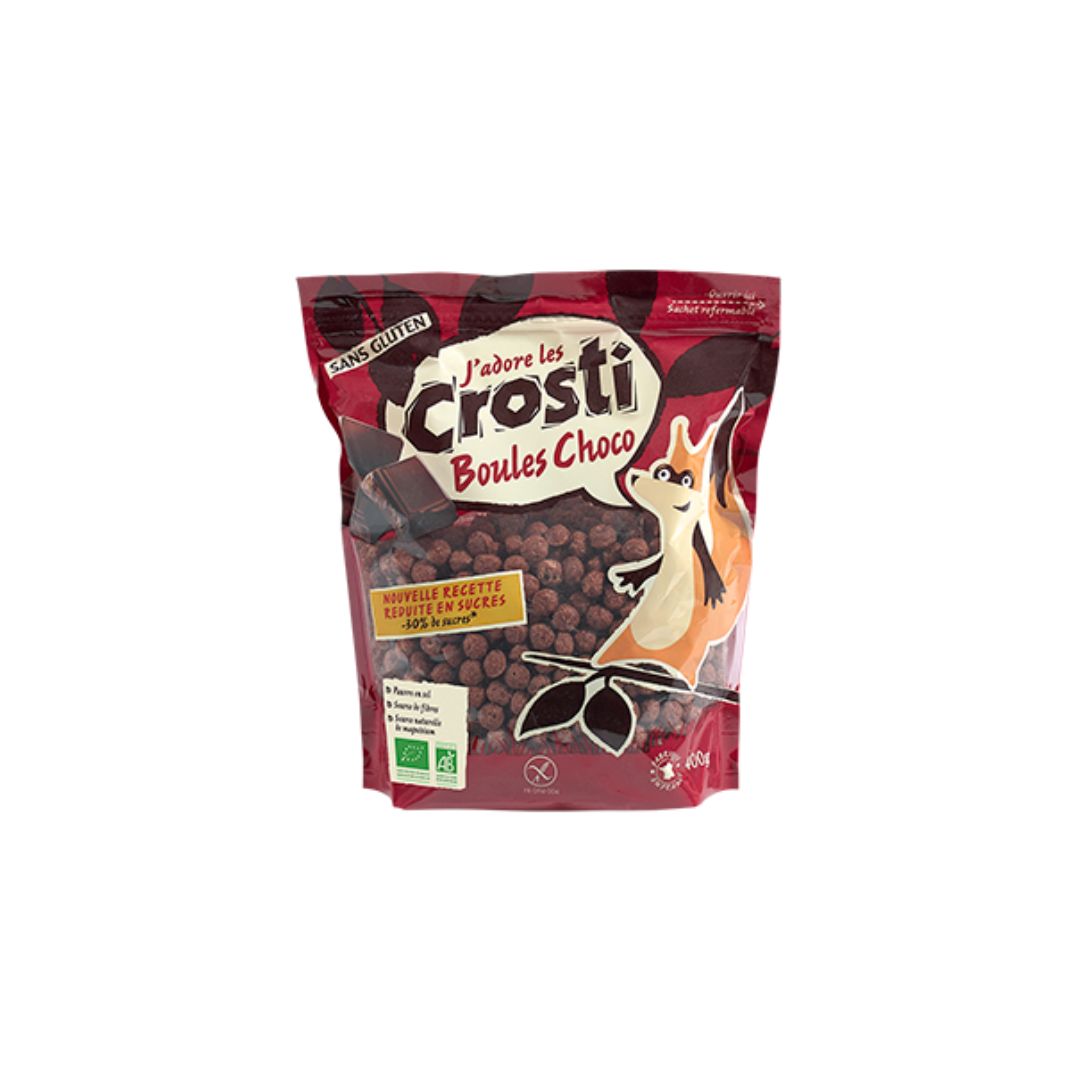 Crosti Boules Choco Sans Gluten 400g - FAVRICHON