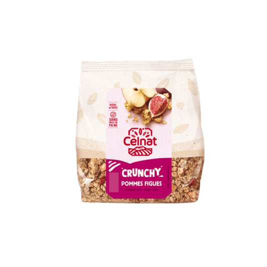 Muesli Crunchy Pomme Figues 500g - CELNAT