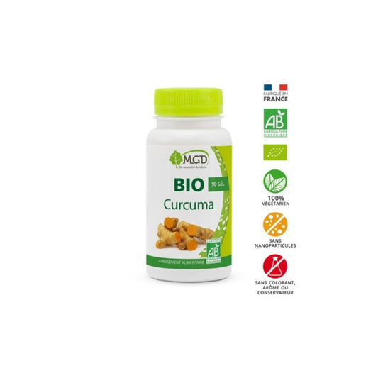 Curcuma Bio 90 Gélules 325mg - MGD