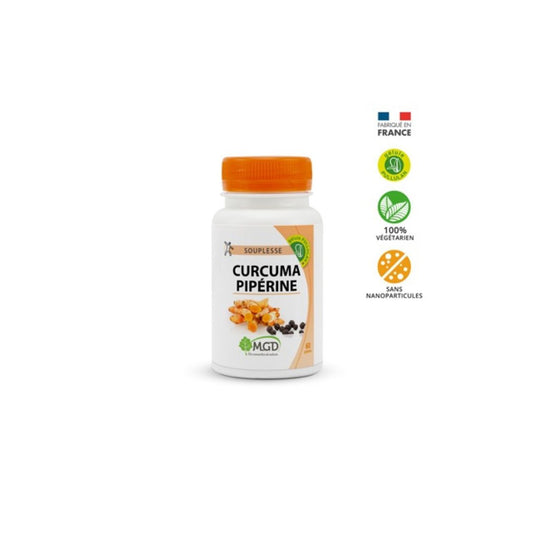 Curcuma Piperine 60 Gélules - MGD