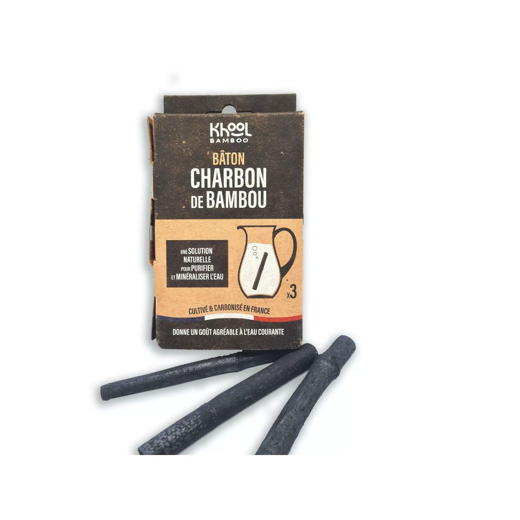 Charbon de Bambou Baton 3*6 - KHOOL BAMBOO