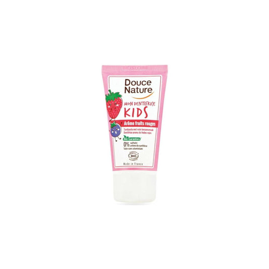 Dentifrice Fruits Rouges Sans Fluor 50ml - DOUCE NATURE