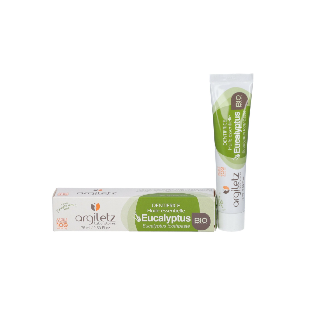 Dentifrice à l'Argile Verte Eucalyptus 75ML - ARGILETZ