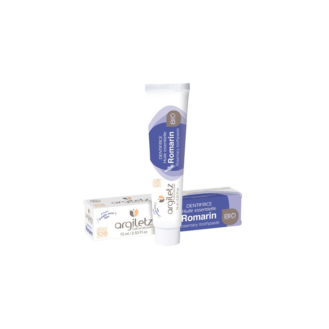 Dentifrice au Romarin Bio 75ML - ARGILETZ