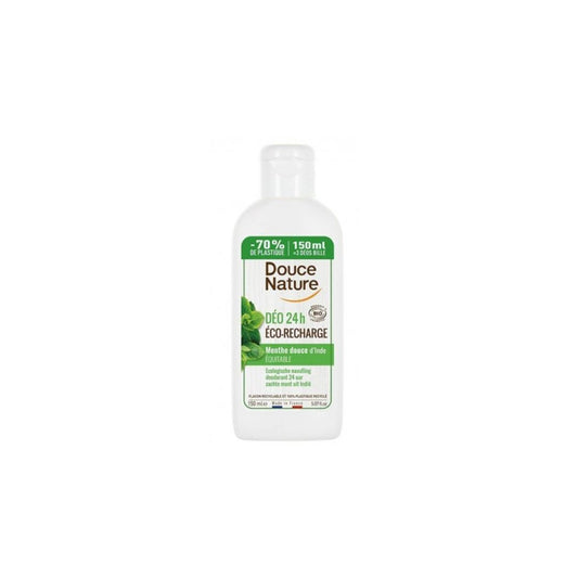 Déodorant Eco Recharge Menthe 150ml - DOUCE NATURE