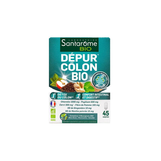 Dépuratif Colon Bio 45 Comprimés - SANTAROME