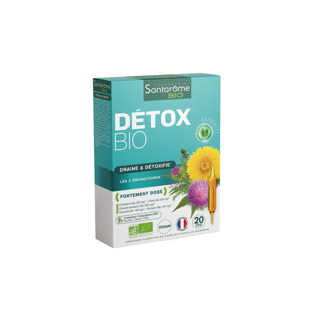 Détox Bio 20 Ampoules - SANTAROME