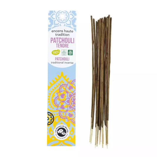 Encens Traditionnel Patchouli Tendre 20g - AROMANDISE