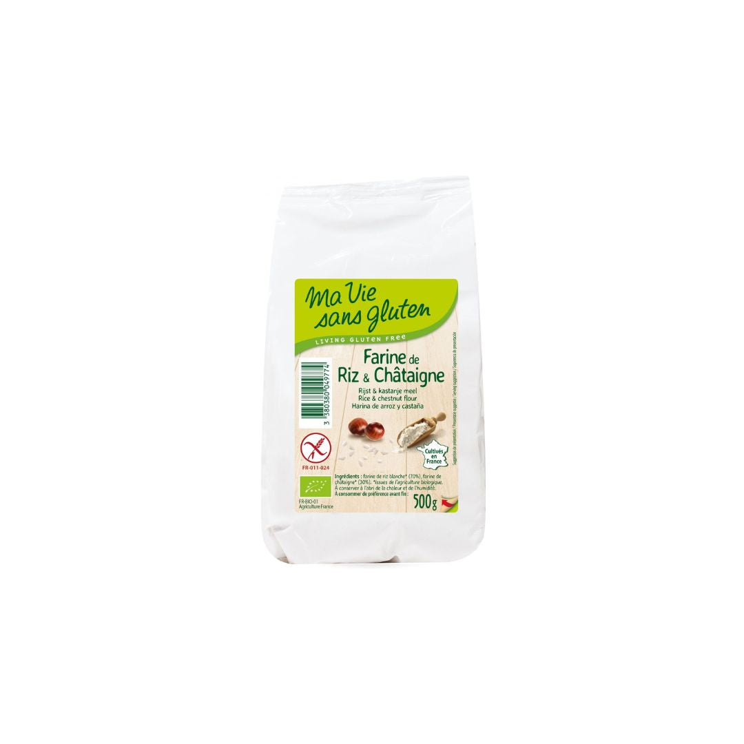 Farine de Riz et Châtaigne 500g - MA VIE SANS GLUTEN