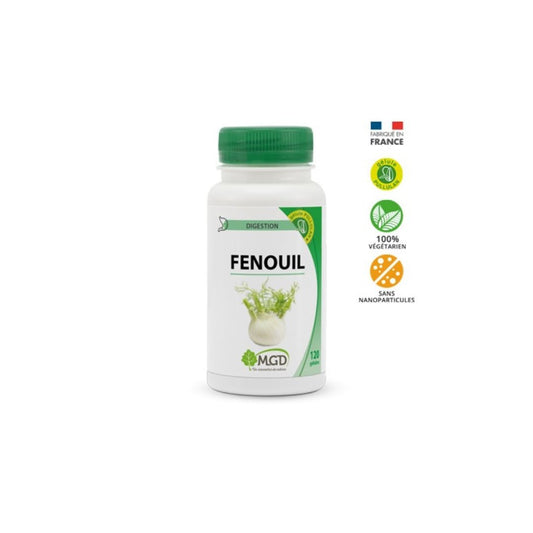 Fenouil 120 Gélules 250mg - MGD