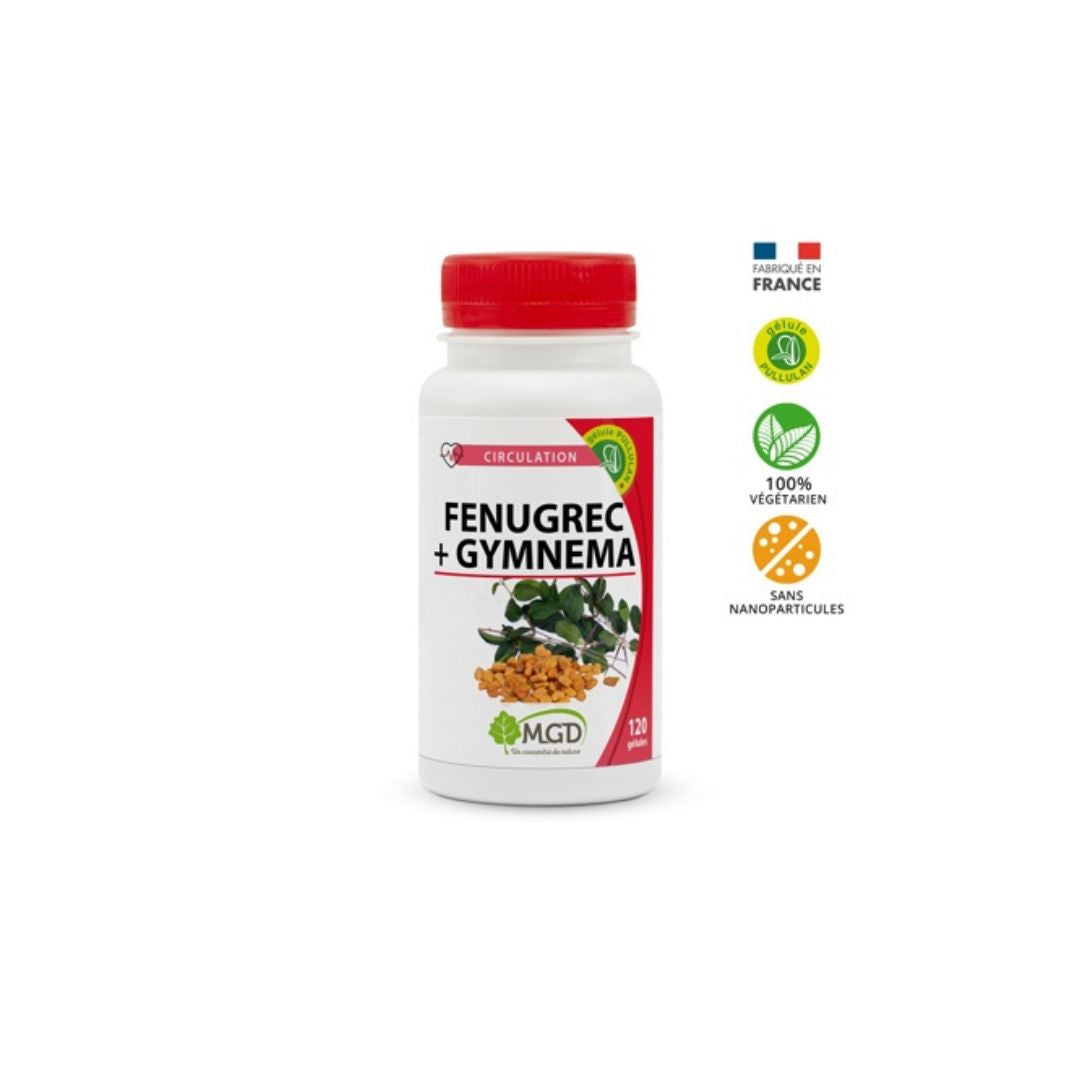 Fenugrec Gymnema Bio 120 gélules 344,5mg - MGD