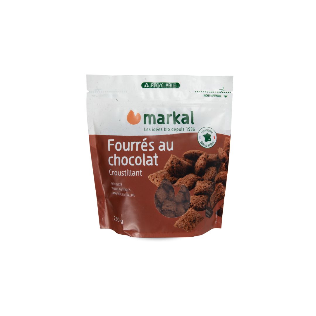 Fourrés au Chocolat Croustillant 250g - MARKAL