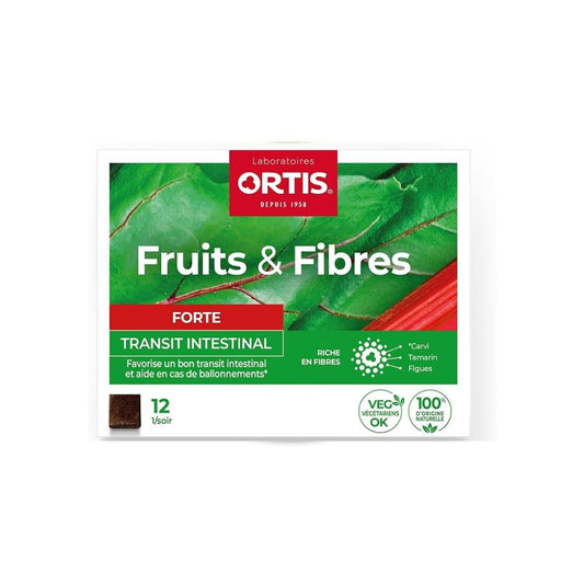 Fruits et Fibres Fortes 12 Cubes - ORTIS