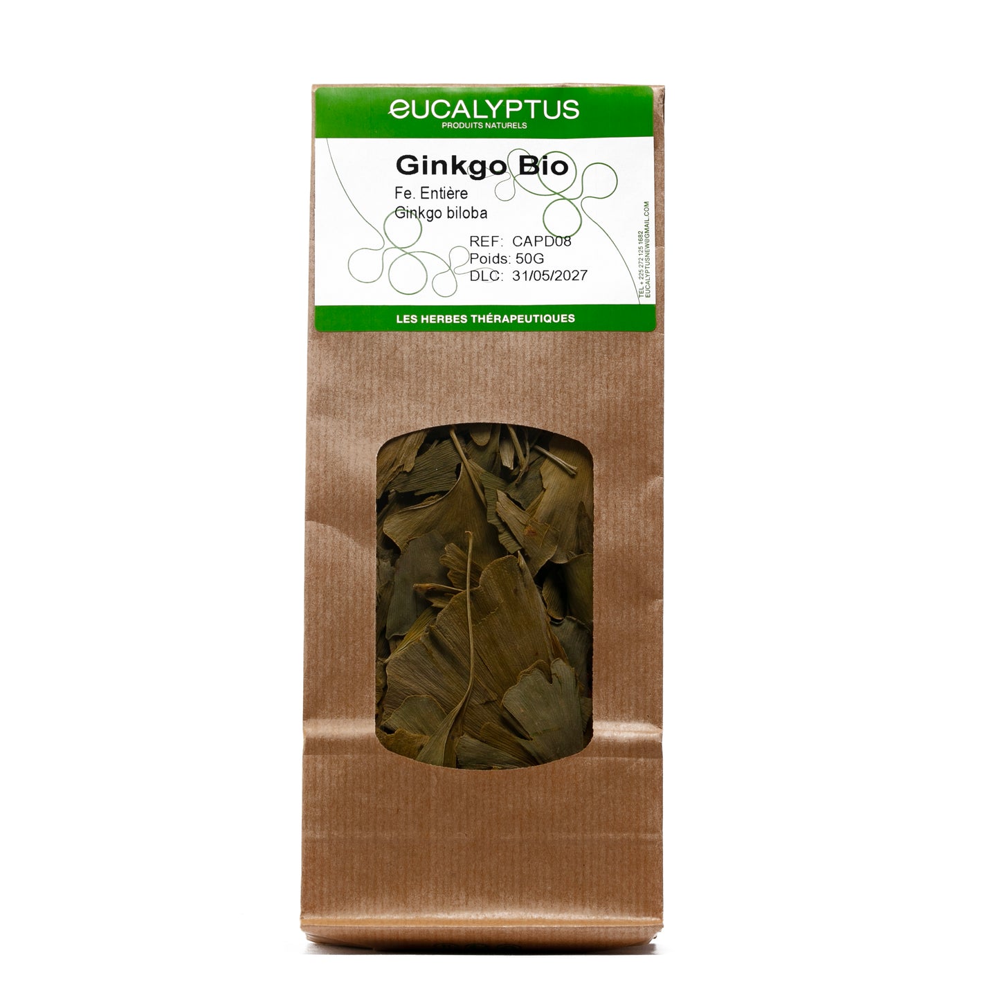 Ginkgo Feuilles Bio 50g