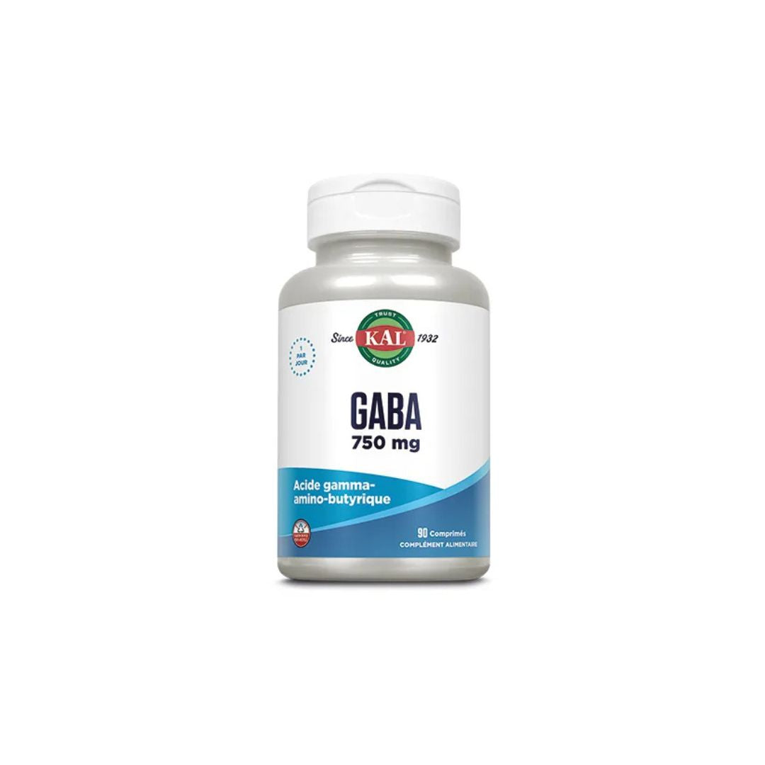 Gaba 750mg 90 Comprimés - SOLARAY