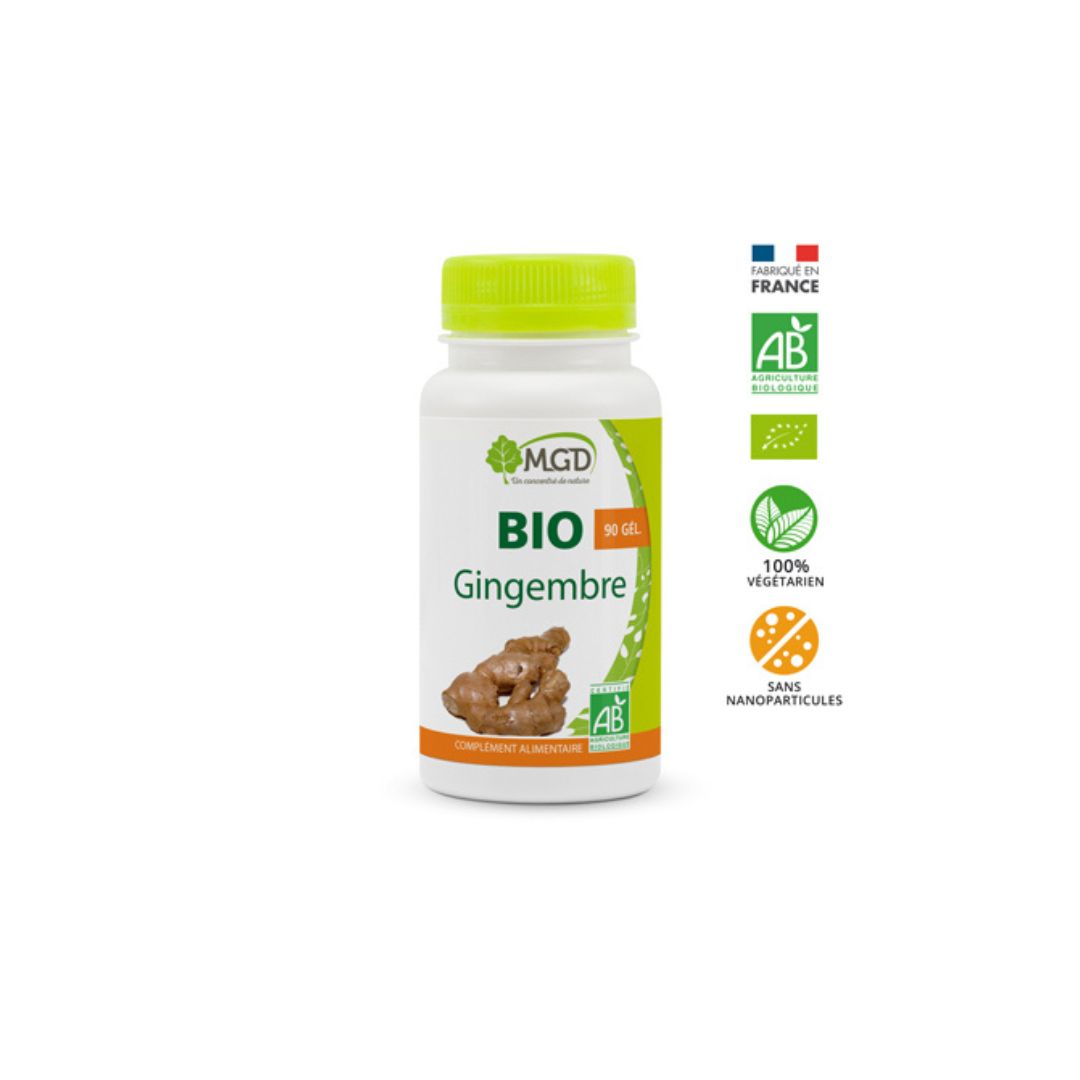 Gingembre Bio 90 Gélules 220mg - MGD