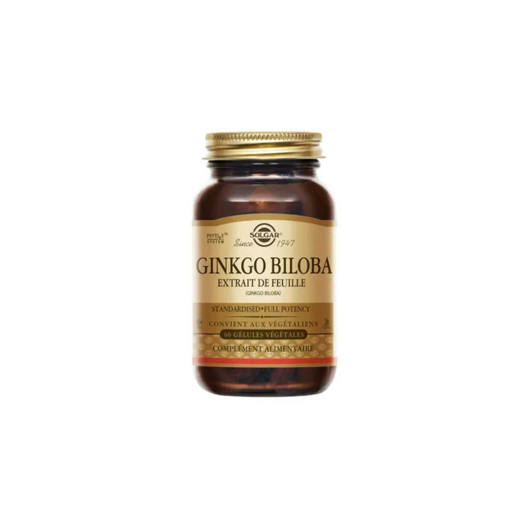 Ginkgo Biloba 60 Compimés - SOLGAR