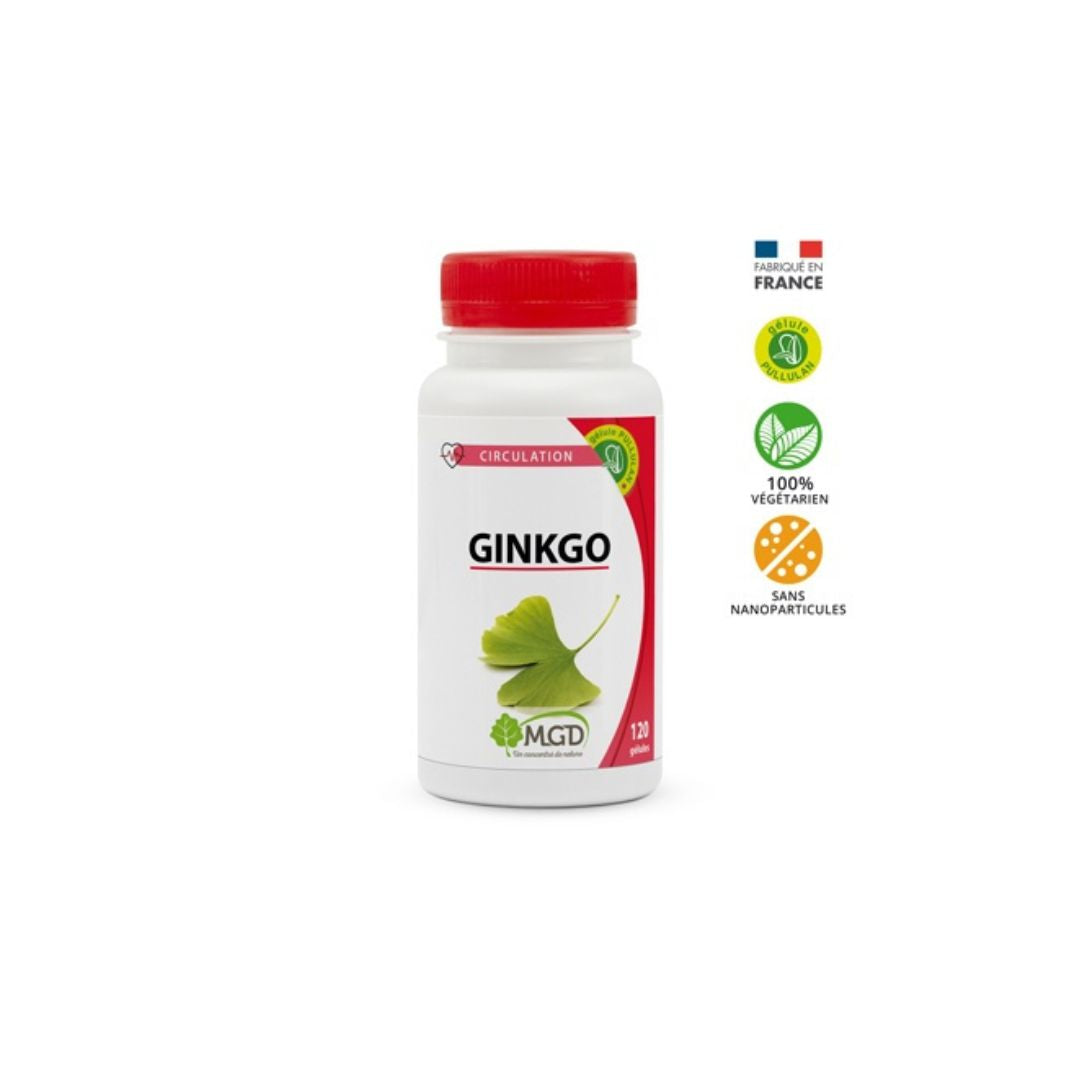 Ginkgo 120 Gélules 180mg - MGD