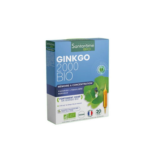 Ginkgo 2000 Bio 20 Ampoules - SANTAROME