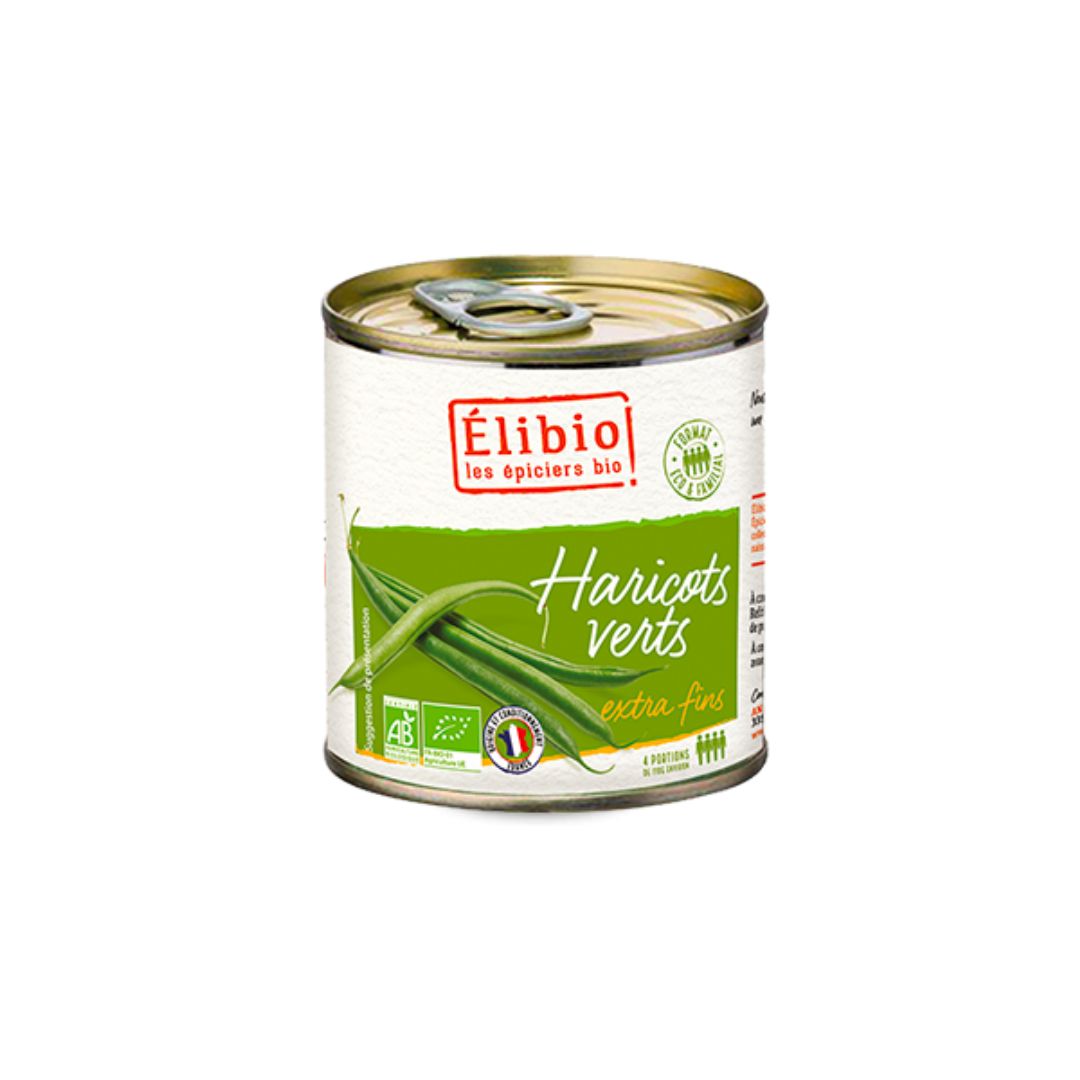 Haricot Verts France Bio 400g - ELIBIO