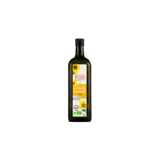 Huile de Tournesol Vierge Bio 1L - ELIBIO