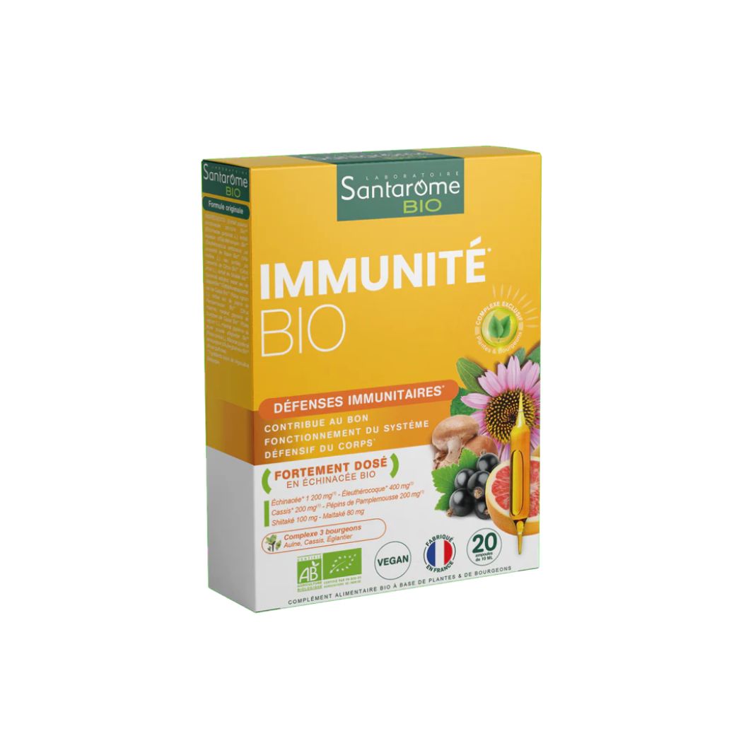 Immunité Bio 20 Ampoules - SANTAROME