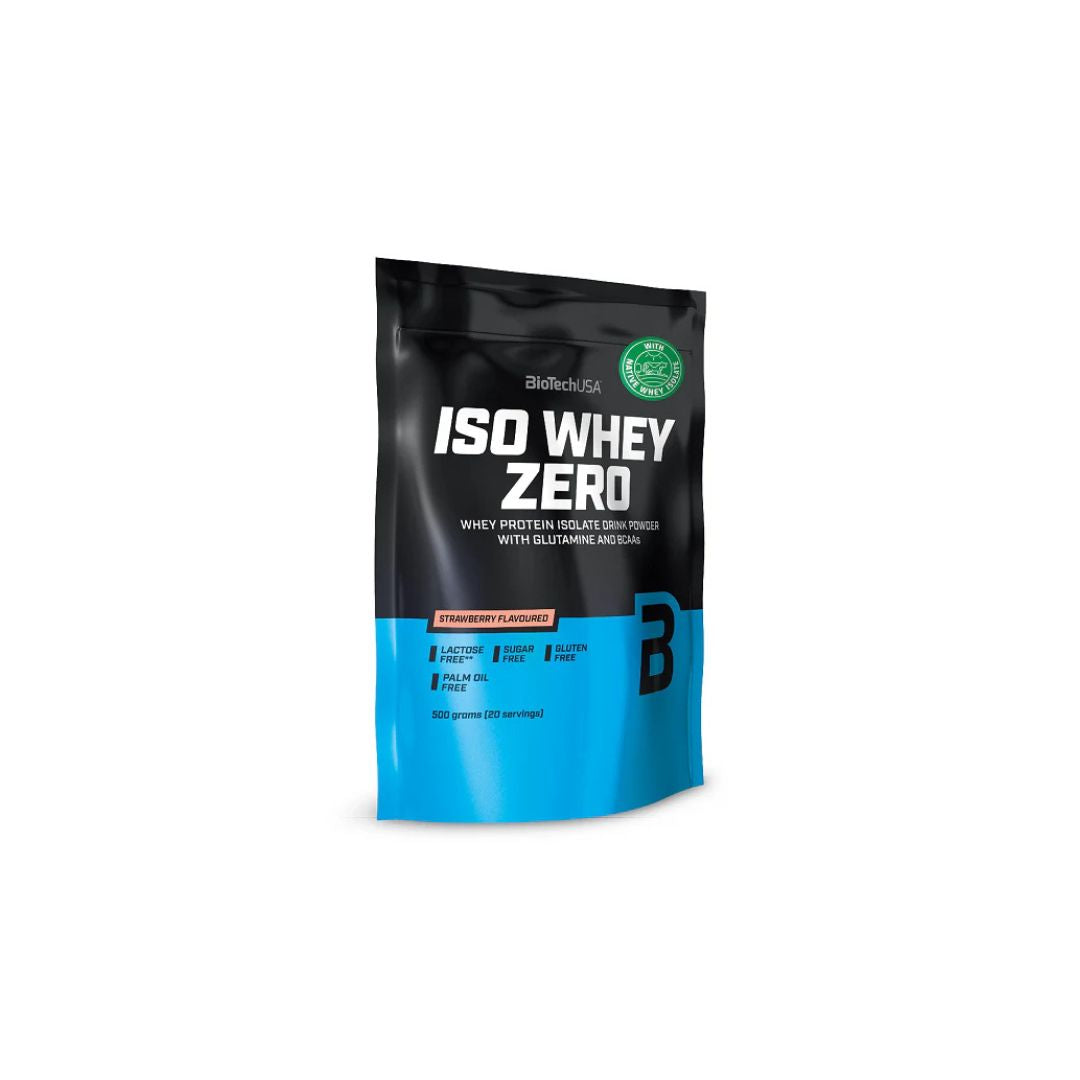 Iso Whey Zéro Fraise 500g BIOTECH USA