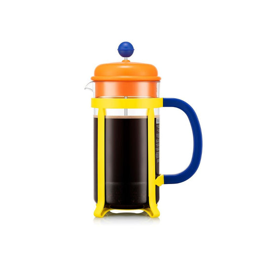 Java Cafétière French Press 1L Plastique |Jaune|Bleu|Orange| - BODUM