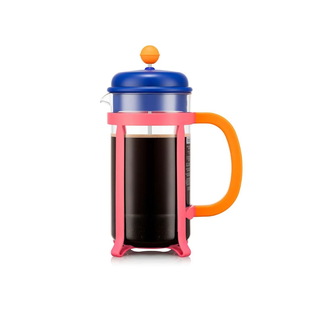 Java Cafétière French Press 1L Plastique |Rose|Orange|Bleu| - BODUM