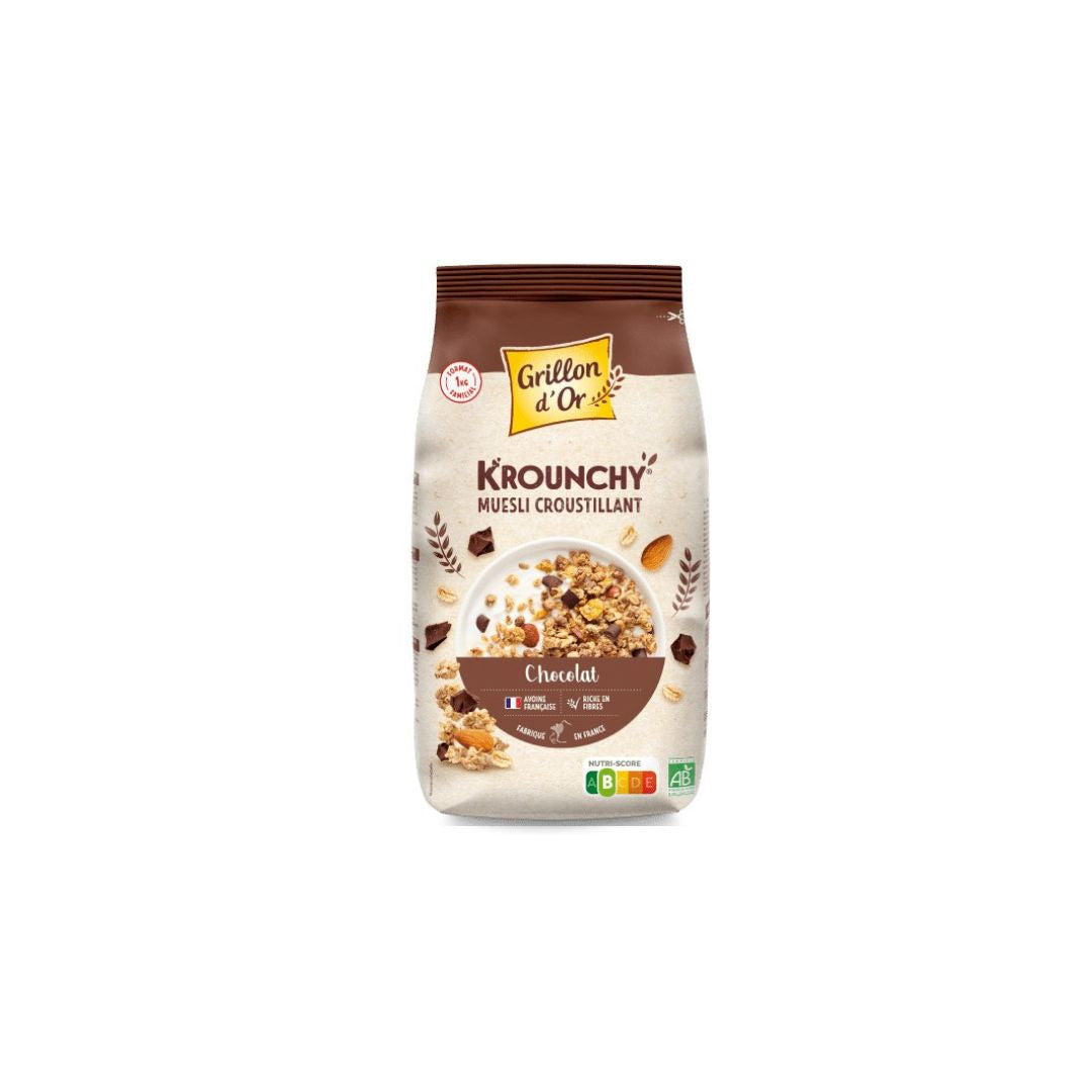 Krounchy Familial Chocolat 1kg - GRILLON D'OR