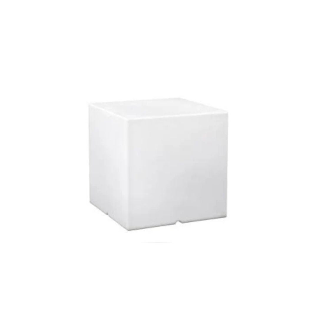 Cristal Cube Blanc Petit Lumineux