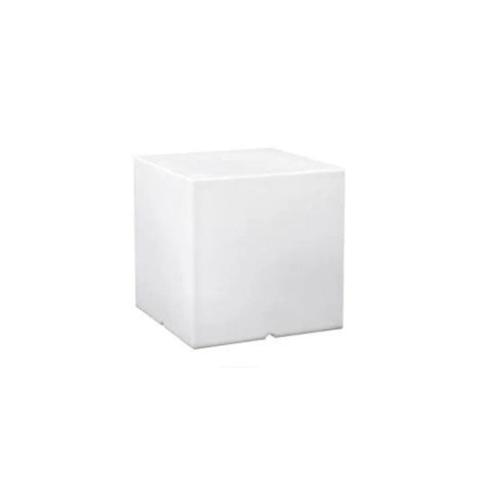 Cristal Cube Blanc Petit Lumineux