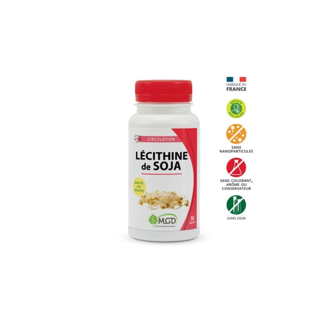 Lécithine De Soja 100 capsules 1200mg - MGD