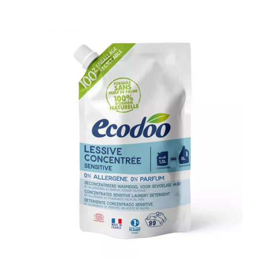 Lessive Concentrée Savon de Marseille 1.5L Doypack ECODOO