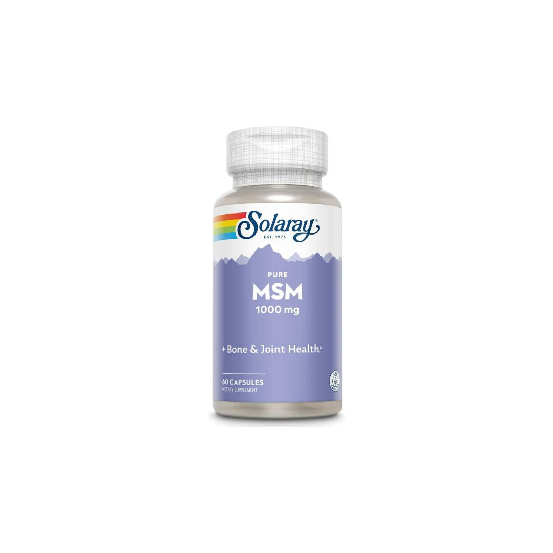 MSM 1000mg 60 Capsules - SOLARAY