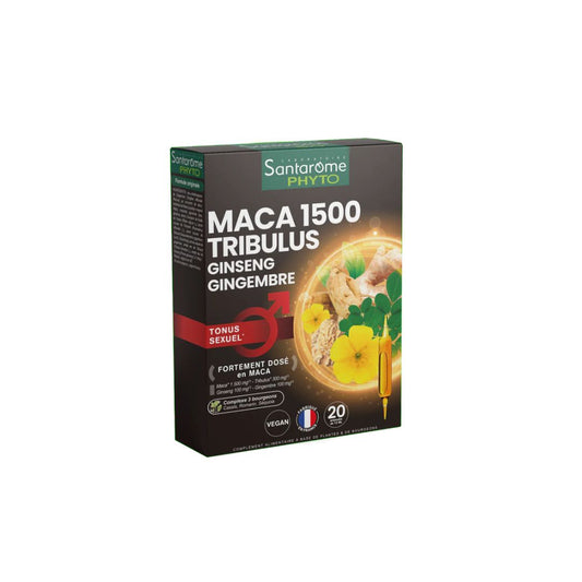 Maca Tribulus Ginseng Bio 1500 - SANTAROME