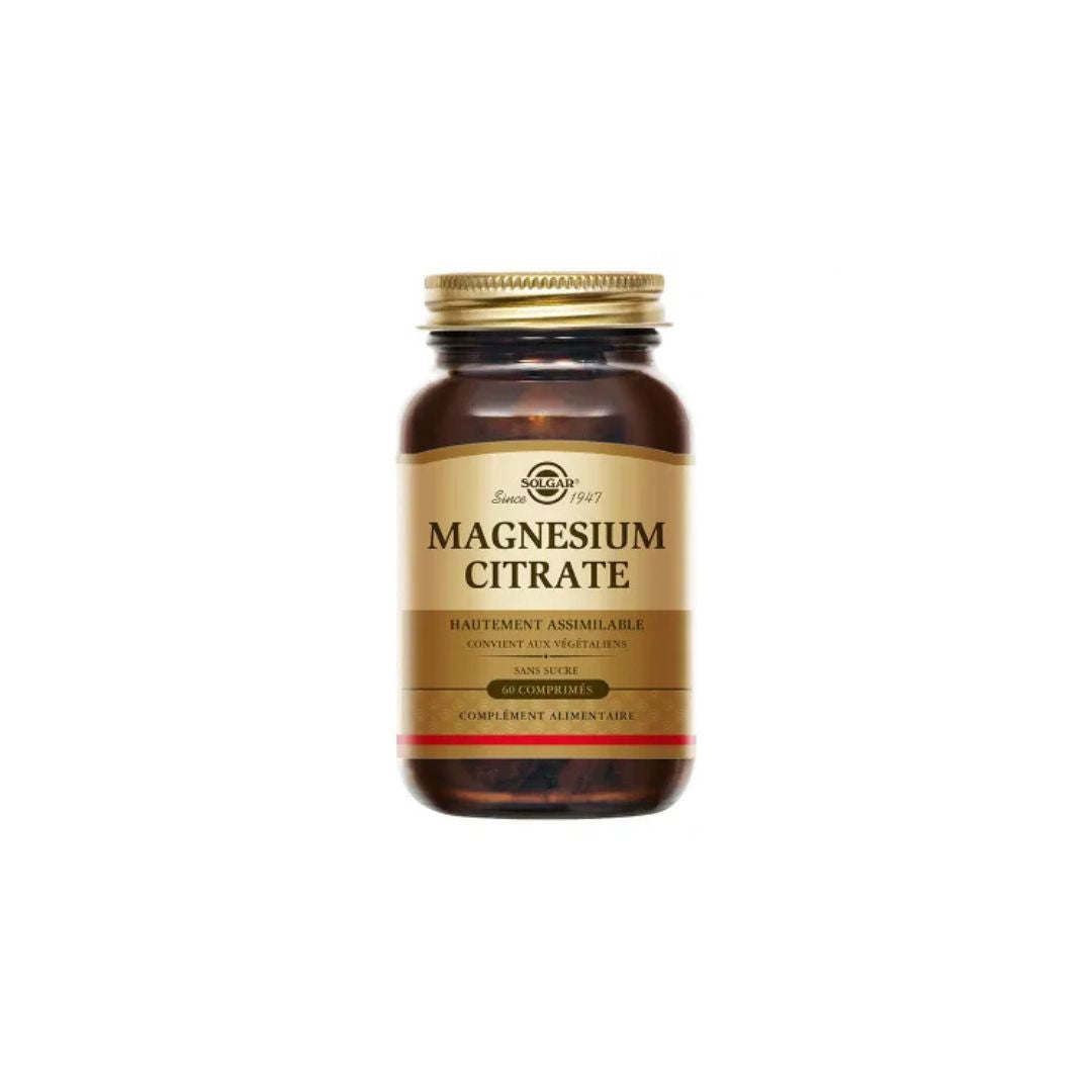 Magnésium Citrate 60 Comprimés - SOLGAR